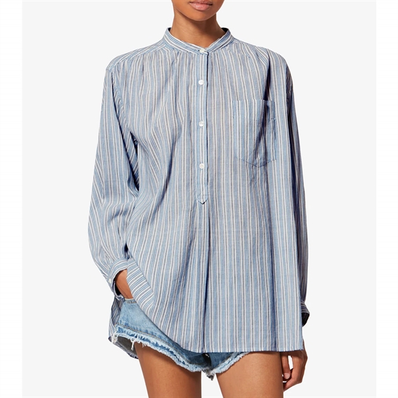 Isabel Marant Etoile Sapha Skjorte, Blue Striped